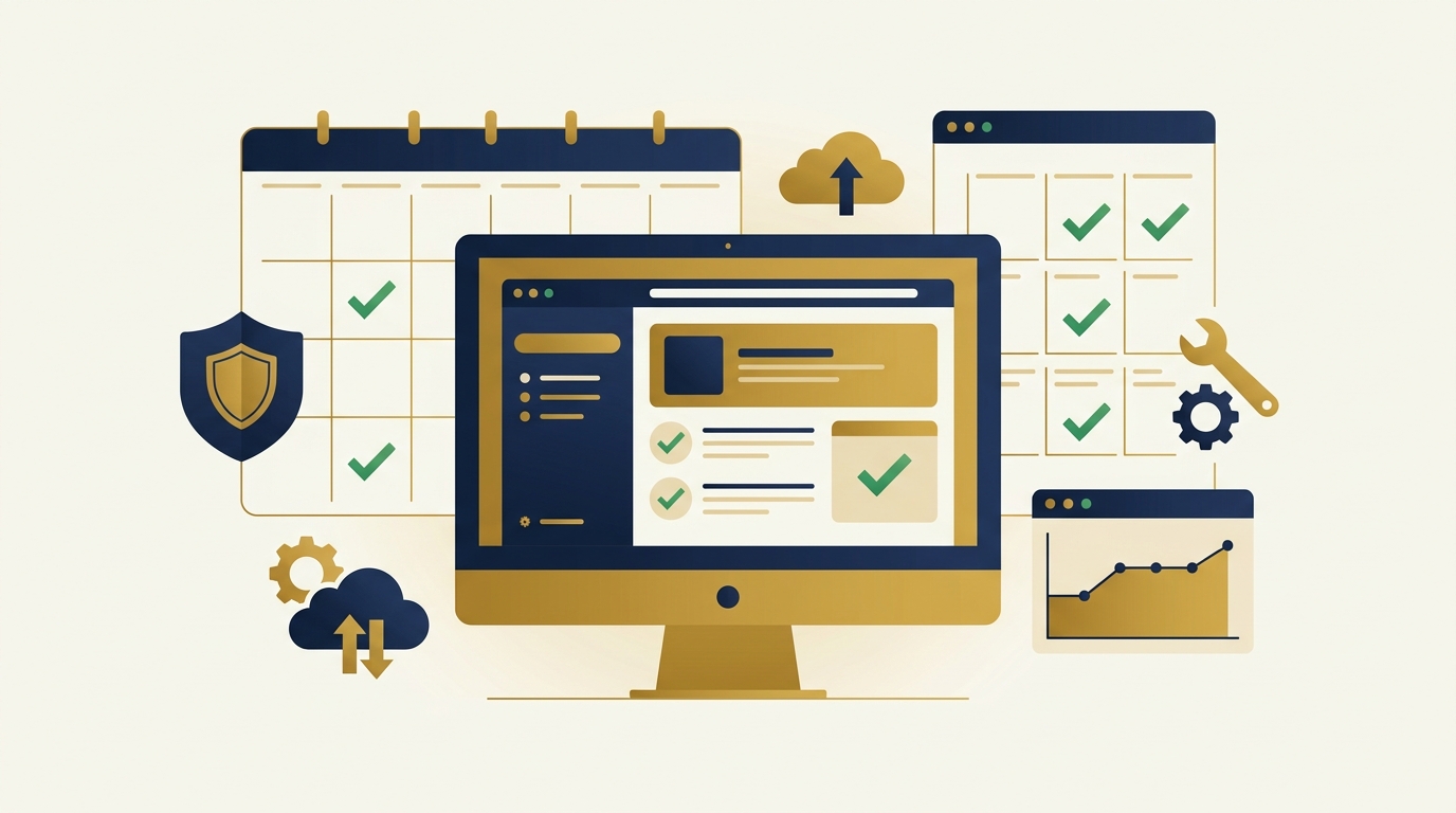 WordPress月次保守のイメージ